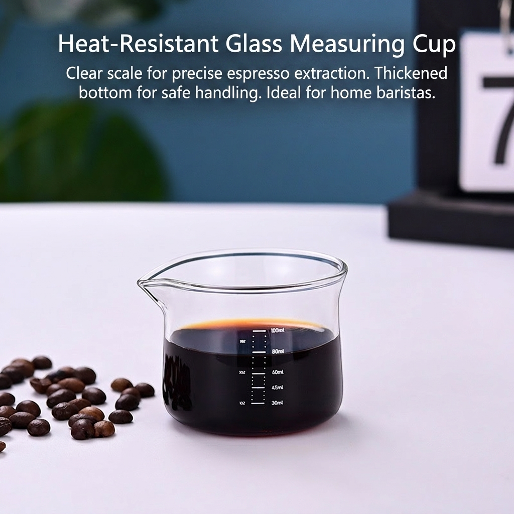 Espresso Shot Glass - كوب قياس للإسبريسو من الزجاج البوروسيليكات