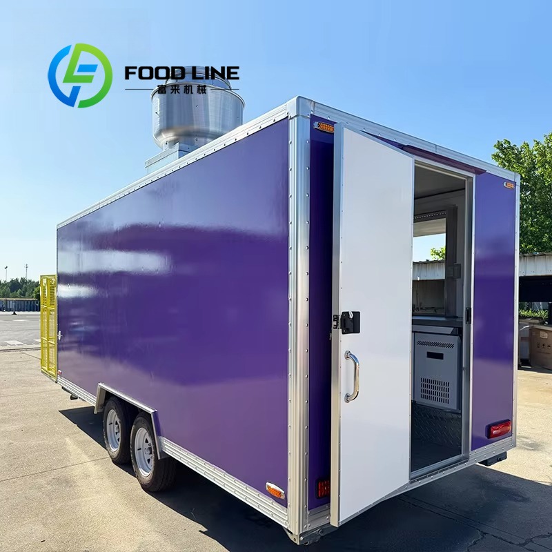 عربة طعام متنقلة مخصصة، مقطورة - مراجعة Coffee Van Equipment وسعره
