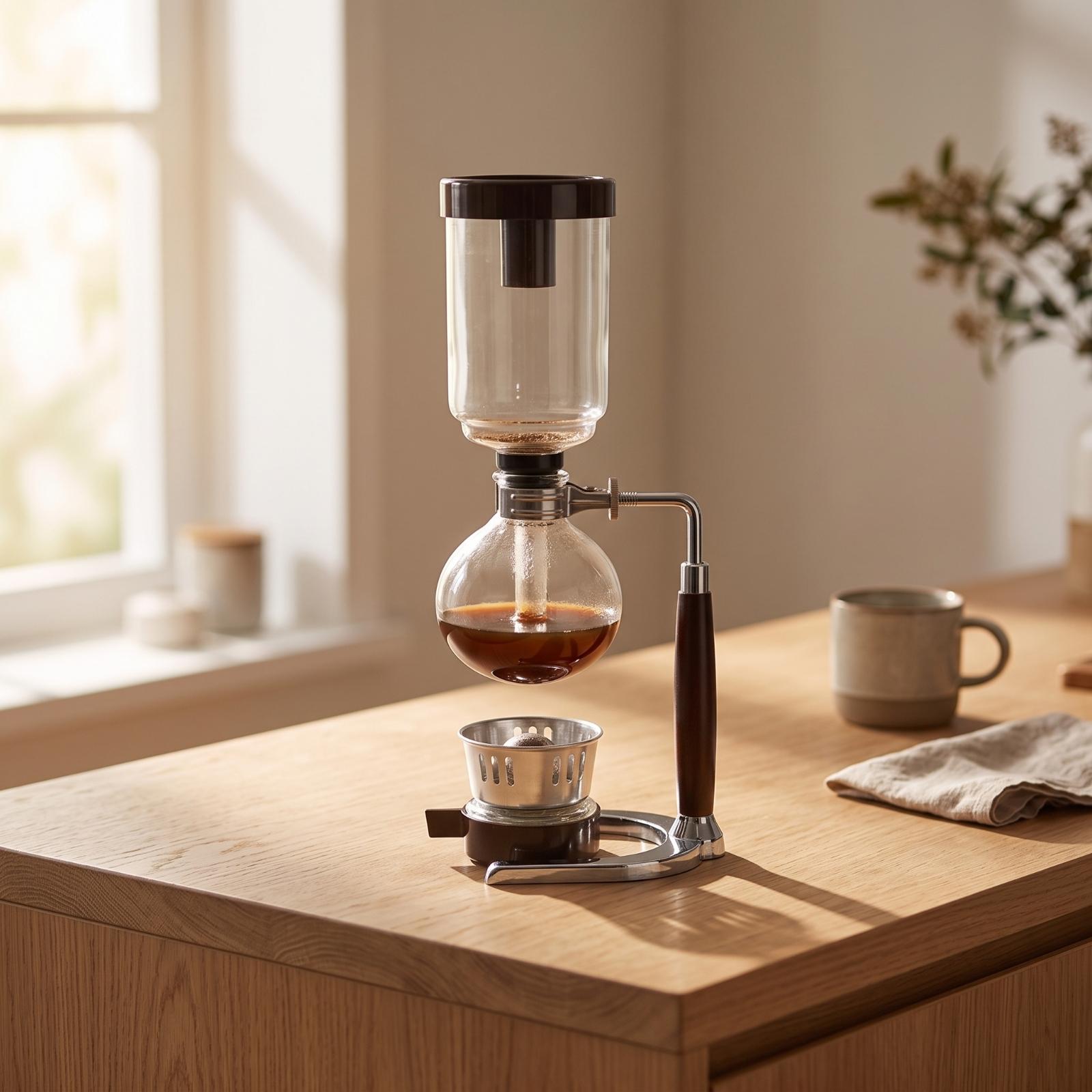 وعاء قهوة بالشفط الهوائي مع مق - مراجعة Coffee Equipment Pour Over وسعره