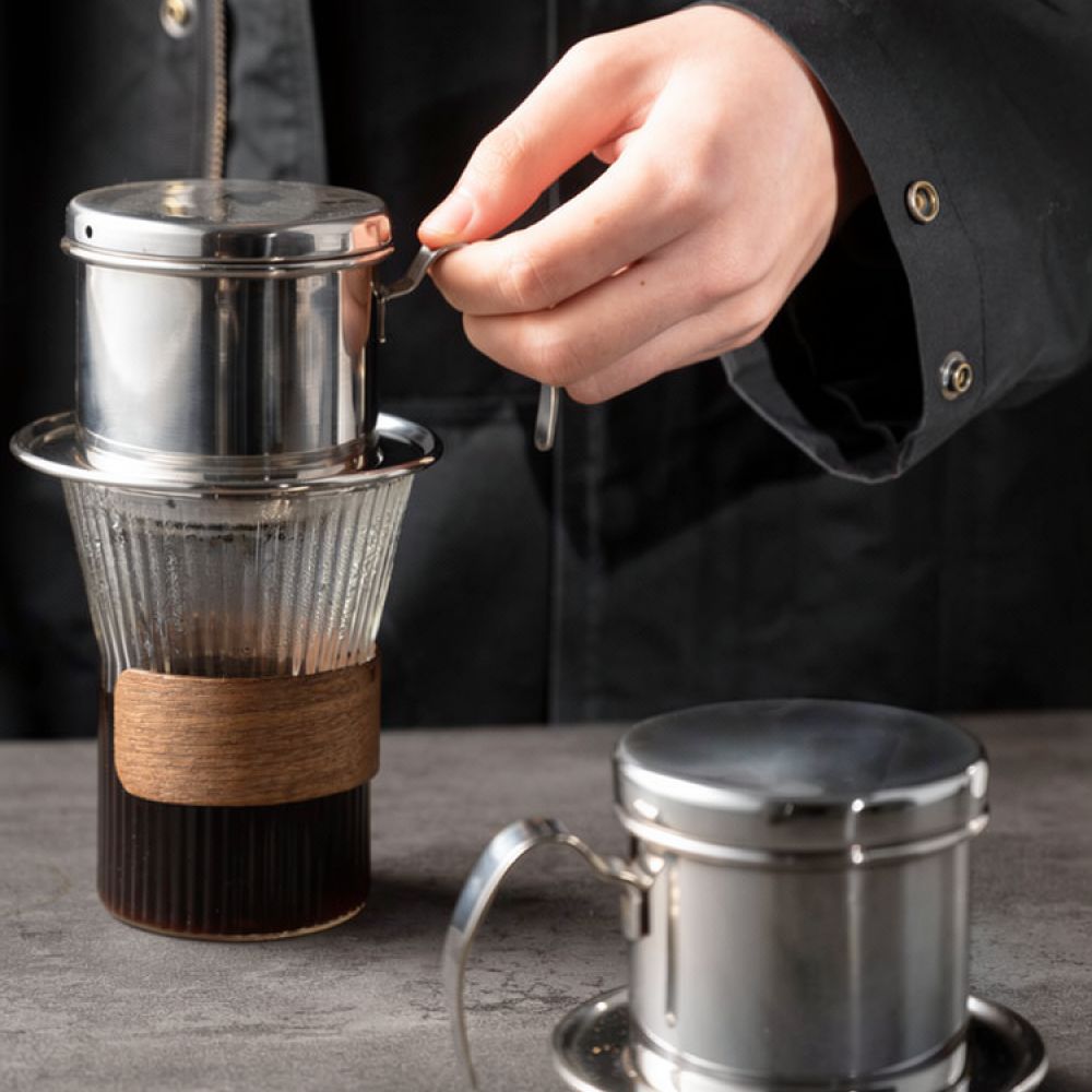 إبريق ترشيح قهوة فيتنامي مصنوع - مراجعة Coffee Equipment Pour Over وسعره